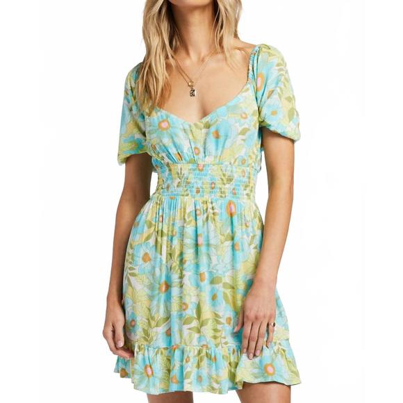BILLABONG Dresses & Skirts - NEW BILLABONG something pretty dress in ocean eyes
